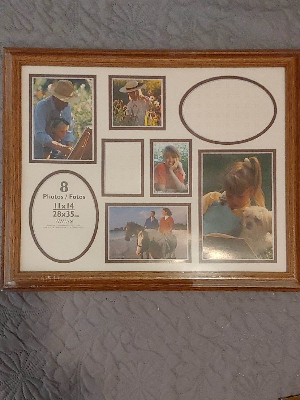 Uniek Wood Collage Photo Frame - Brown